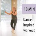 instructor leading dance inspired workout with sitting student
