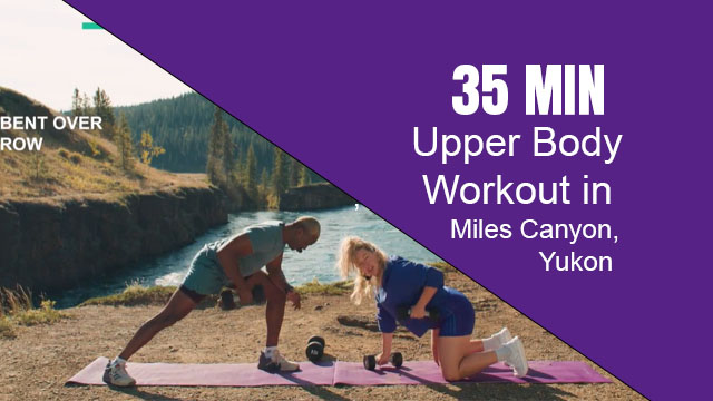 Upper Body Workout in Miles Canyon, Yukon