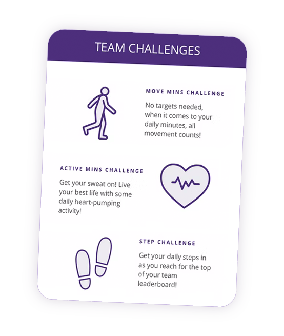 Challenge yourself team challenges