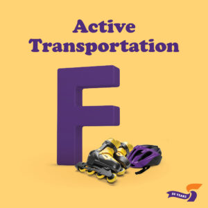 Active transportation graphic