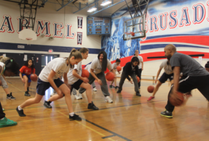 rising stars playing basketball