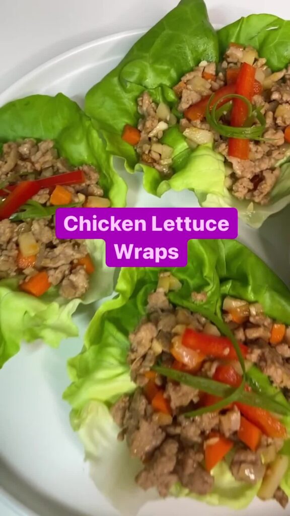 Chicken Lettuce Wrap