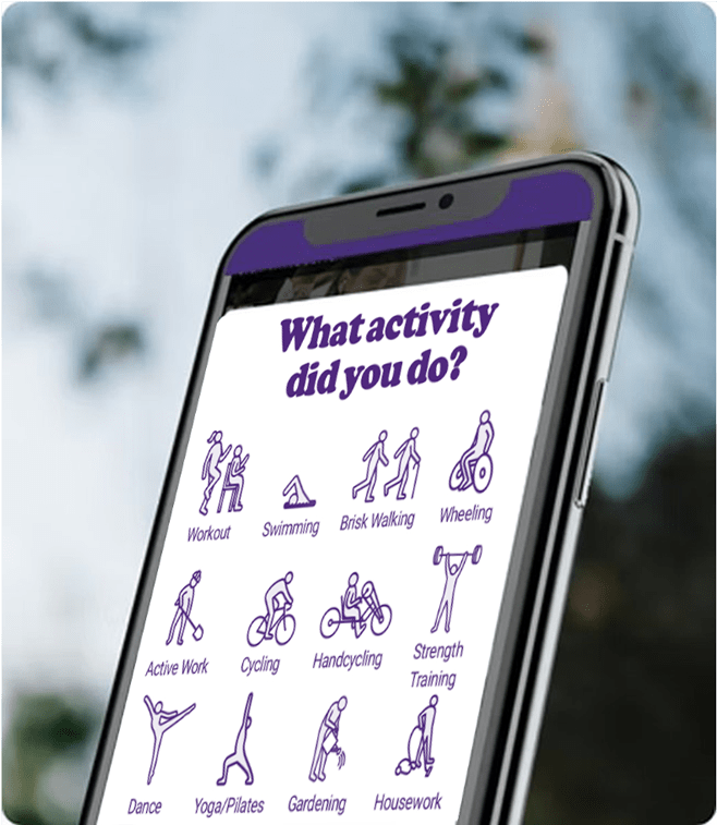 activity screen in app