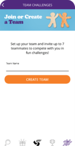 create team code code entry screen