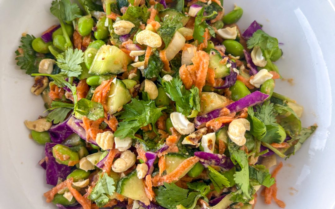 Fuel your movement recipe of the month: Edamame crunch salad